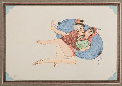 Lot 264 - Persian Erotica. An Album of 14 watercolours, circa 1860