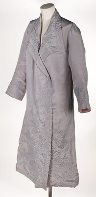 Lot 465 - Clothing. A silk trapunto dressing gown, made by Helen Merrett, 1930s
