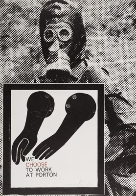 Lot 398 - Sprague (Ken, 1927-2004). We Choose to Work at Porton, August 1969, six lithographs