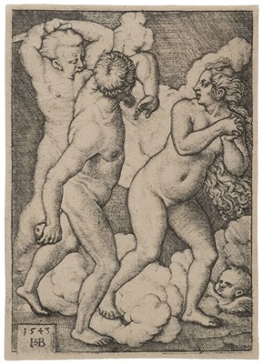 Lot 53 - Beham (Hans Sebald, 1500-1550). The Expulsion from Paradise, 1543