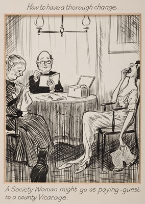 Lot 600 - Baumer (Lewis, 1870-1963). How to have a thorough change..., 4 original pen and ink