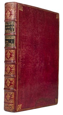 Lot 329 - Iriarte (Juan de). Regiae Bibliothecae Matritensis Codices Graeci mss., 1st edition, 1769