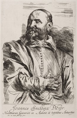 Lot 74 - Van Dyck (Anthony, 1599-1641). Jan Snellincx, from the Icones Principum Virorum, 1645-46