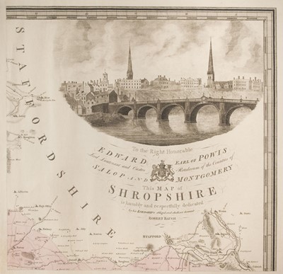 Lot 193 - Shropshire. Baugh (Robert), Map of Shropshire..., 1808