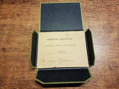 Lot 12 - Hoffmann (J.). Shopping Dialogues in Japanese, Dutch, and English, by J. Hoffmann