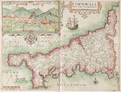 Lot 38 - Camden (William). Britannia sive Florentissimorum Regnorum Angliae, Scotiae, Hiberniae ..., 1637