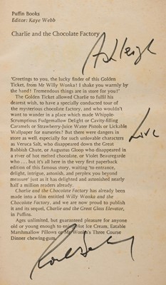 Lot 714 - Dahl (Roald).A set of 6 paperbacks, 1977, each inscribed by the author