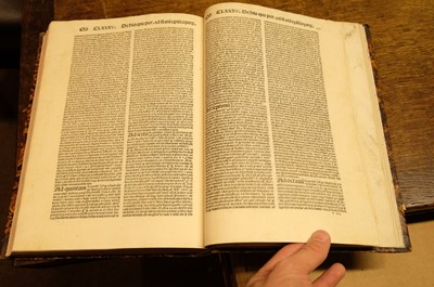 Lot 292 - Aquinas (Thomas). Secunda Parte, Venice, 1496
