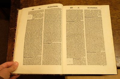 Lot 292 - Aquinas (Thomas). Secunda Parte, Venice, 1496