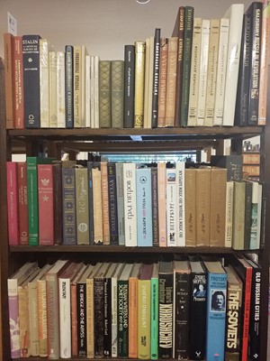 Lot 427 - Russian History. A large collection of 20th Century Russian history, literature & reference, some in Cyrillis script