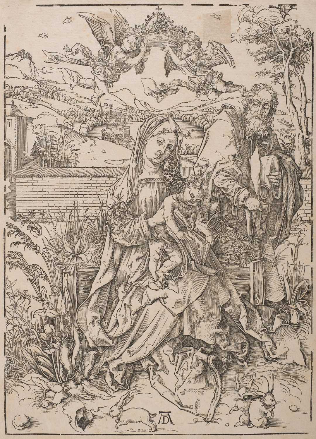 Lot 35 - Dürer (Albrecht, 1471-1528). The Holy Family with Three Hares, circa 1497-98