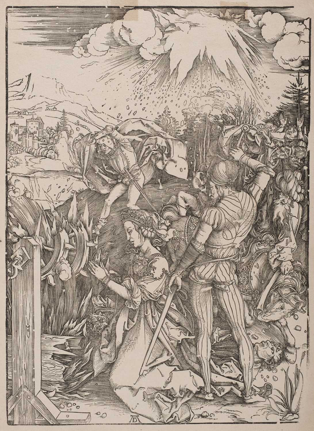 Lot 36 - Dürer (Albrecht, 1471-1528). The Martyrdom of Saint Catherine of Alexandria, circa 1498