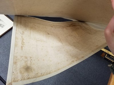 Lot 30 - Wailly (Charles de, 1730-1798). Interior of a Rotunda, pen black ink and wash