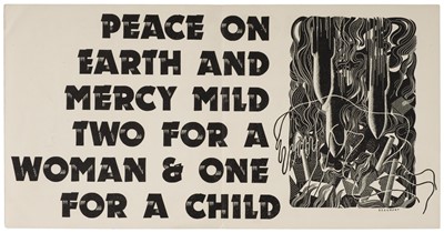 Lot 370 - Beaumont (Leonard, 1891-1986). Christmas Card Design, 1937