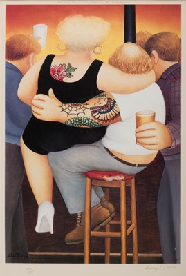 Lot 436 - Cook (Beryl, 1926-2008). Two on a stool, 1991