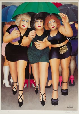 Lot 444 - Cook (Beryl, 1926-2008). Clubbing in the Rain, 2002