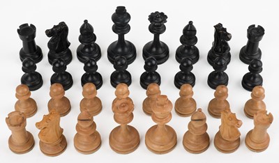 Lot 658 - Chess set. A Jacques-style chess set