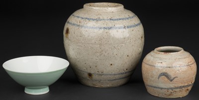 Lot 593 - Ginger Jars. Two provincial Chinese ginger jars