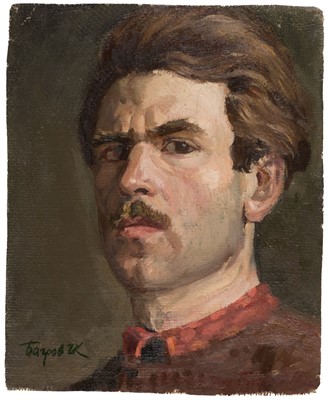 Lot 282 - Molteninov (Konstantin Georgievich, 1924-). Waiting for a Signal, oil