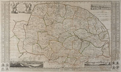 Lot 106 - Norfolk. Goddard (T. & R. Goodman), A New and Accurate Map of the County of Norfolk..., 1740