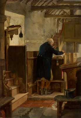 Lot 133 - English School. The Verger, 19th century, oil