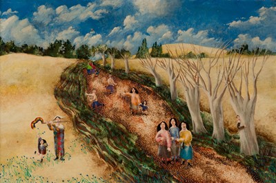 Lot 308 - Bilson (Harry, 1948-). Figures in a Landscape