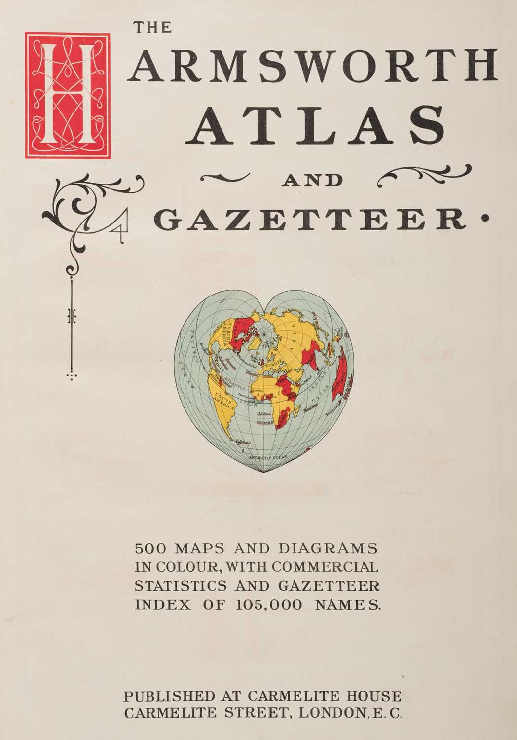 Lot 28 - Atlases. The Harmsworth Atlas and Gazetteer, 1907