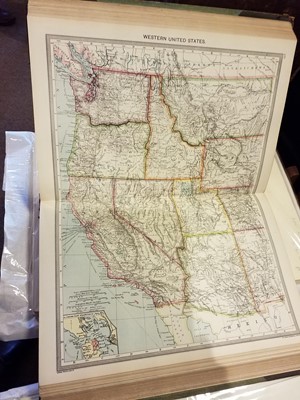 Lot 28 - Atlases. The Harmsworth Atlas and Gazetteer, 1907
