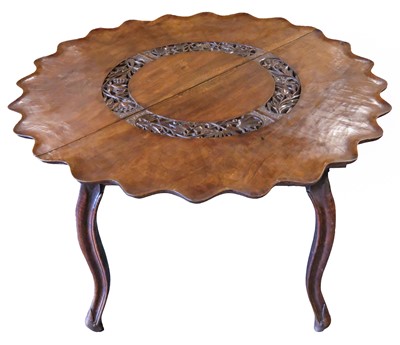 Lot 643 - Table. An Anglo-Portuguese hardwood table, 19th century