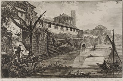 Lot 88 - Piranesi (Giovanni Battista, 1720-1778). Veduta delle ancient Sostruzioni..., 1776