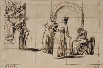 Lot 230 - Raverat (Gwen). Study for ‘Charity’, circa 1925