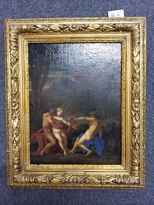 Lot 16 - Van der Werff (Adriaen, 1659-1722). Lot and his Daughters, oil on canvas
