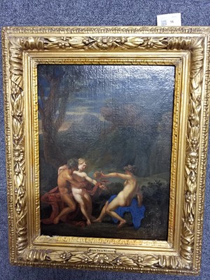 Lot 16 - Van der Werff (Adriaen, 1659-1722). Lot and his Daughters, oil on canvas