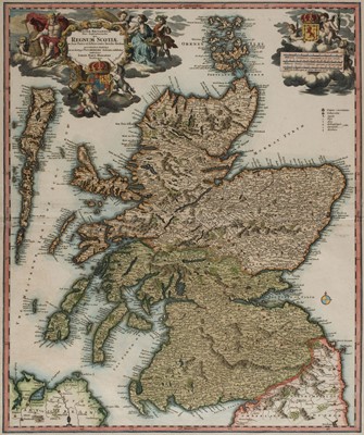 Lot 113 - Scotland. Homann (J.B.), Magnae Britanniae Pars Septentrionalis qua Regnum Scotiae , circa 1710