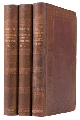 Lot 377 - Bronte (Charlotte). Jane Eyre, 3 volumes, 2nd edition, 1848