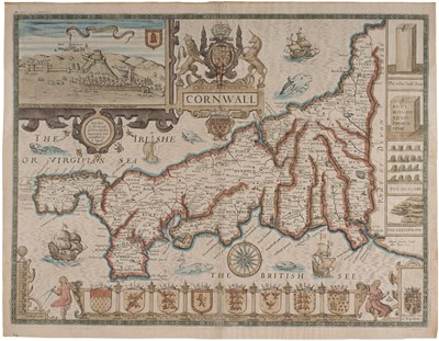 Lot 71 - Cornwall. Speed (John), Cornwall, Thomas Bassett & Richard Chiswell [1676]