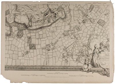 Lot 100 - London. Rocque (John), An exact survey of the City's of London, Westminster..., 1741 [but 1878]
