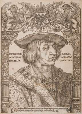 Lot 45 - Dürer (Albrecht, 1471-1528). Emperor Maximilian I, 1519