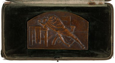 Lot 322 - Putnam (Brenda, 1890-1975). Hamlet, a bronze plaquette, 1913