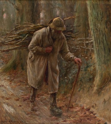 Lot 201 - Fletcher (William Teulon Blandford, 1858-1936). The Woodman, 1915