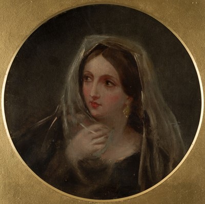 Lot 146 - Frith (William Powell, 1819-1909). Portrait of Young Woman, oil on panel