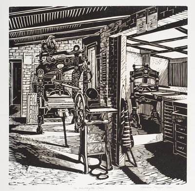 Lot 418 - Phipps (Howard, 1954-). The Whittington Press, 1985, linocut and one other