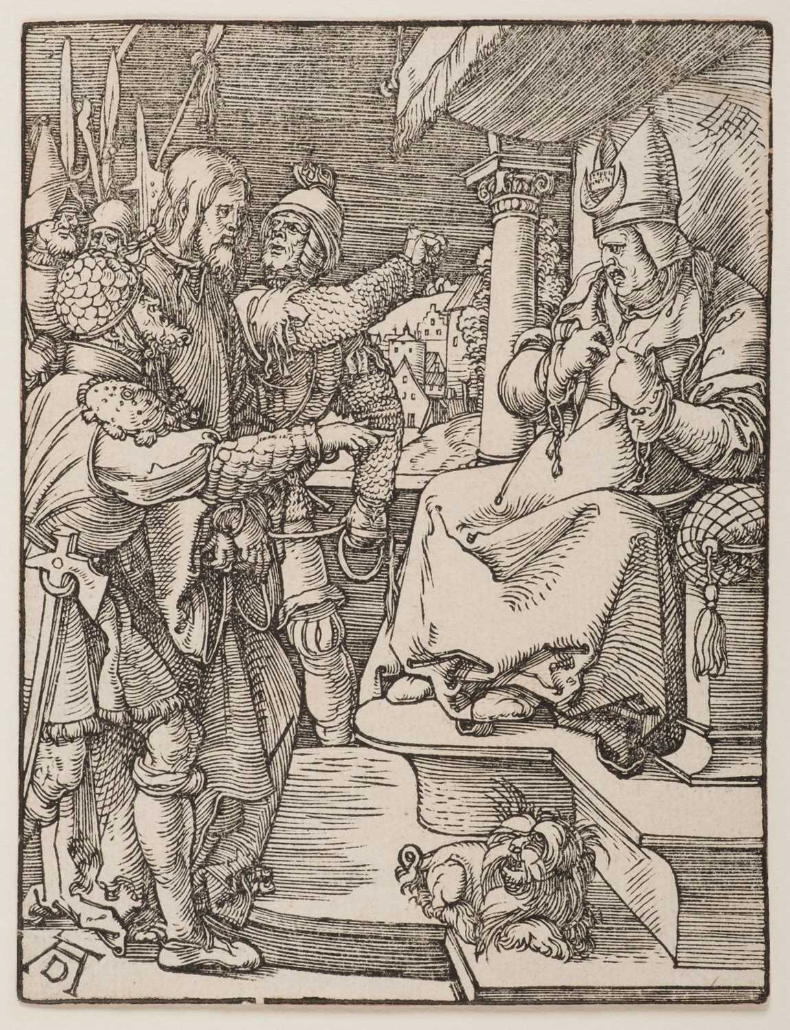 Lot 40 - Dürer (Albrecht, 1471-1528). Christ before Caiaphas..., circa 1508-1509