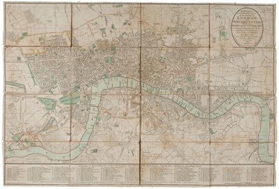 Lot 97 - London. A collection of 30 folding maps, mostly 19th-century
