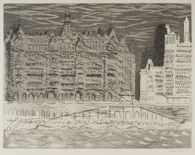 Lot 405 - Piper (John, 1903-1992). The Metropole Hotel from the West Pier, 1939