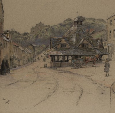 Lot 124 - Aldin (Cecil, 1870-1935). The Yarn Market at Dunster, Somerset