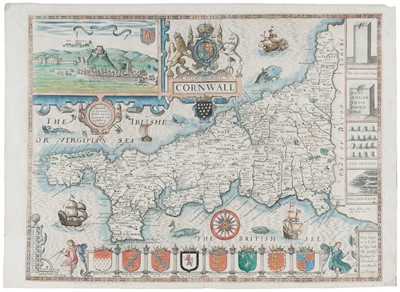 Lot 104 - Cornwall. Speed (John). Cornwall, J. Sudbury & G. Humble, circa 1646