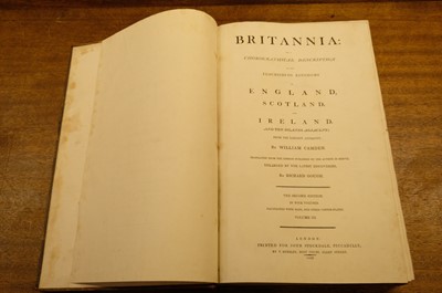 Lot 35 - Camden (William). Britannia: or a Chorographical Description..., 4 volumes, 1806