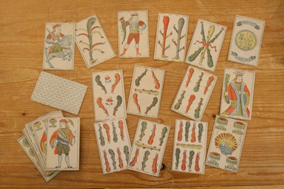 Lot 359 - French costume playing cards. Cartes Parisienne, Paris: O. Gibert, circa 1855, & 7 others