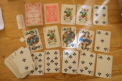 Lot 359 - French costume playing cards. Cartes Parisienne, Paris: O. Gibert, circa 1855, & 7 others